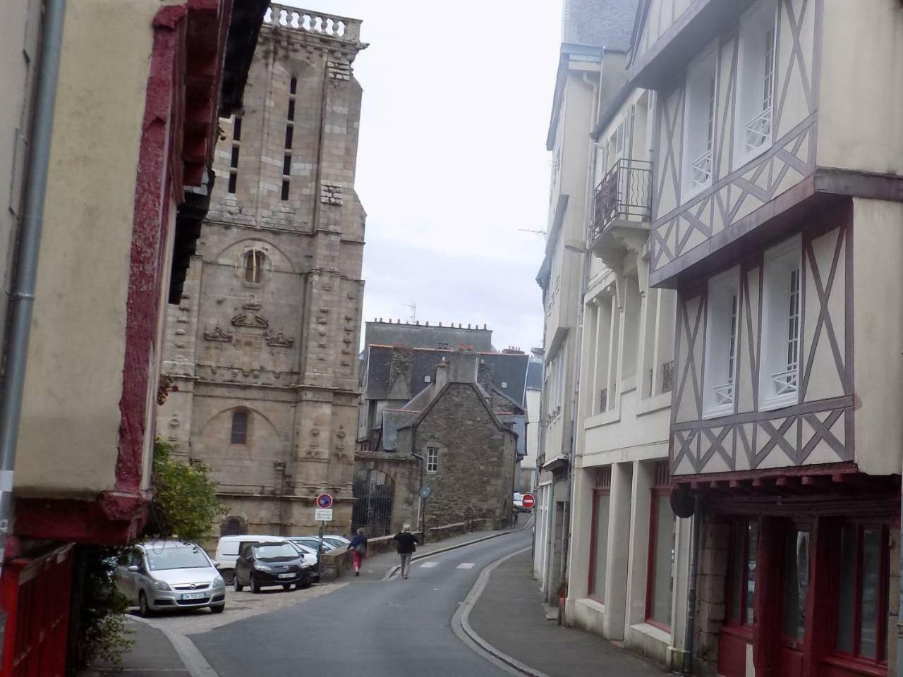 Charmant Studio A Colombages Morlaix Exteriör bild